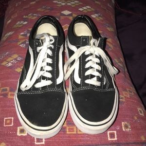 Vans Black Platform Sneakers